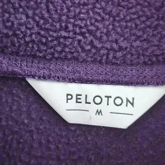 Peloton Mock Neck Fleece Pullover Zip Up Women's Sweatshirt M - Picture 6 of 9